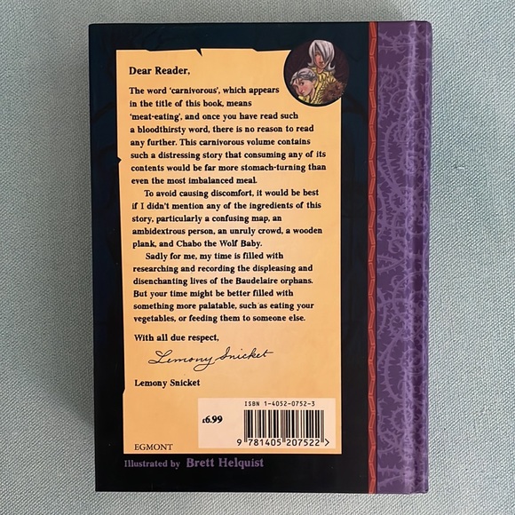 3 Lemony Snicket Books The Grim Grotto The Hostile Hospital Carnivorous Carnival - Picture 5 of 8